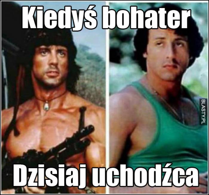 kiedyś bohater dzisiaj uchodźca