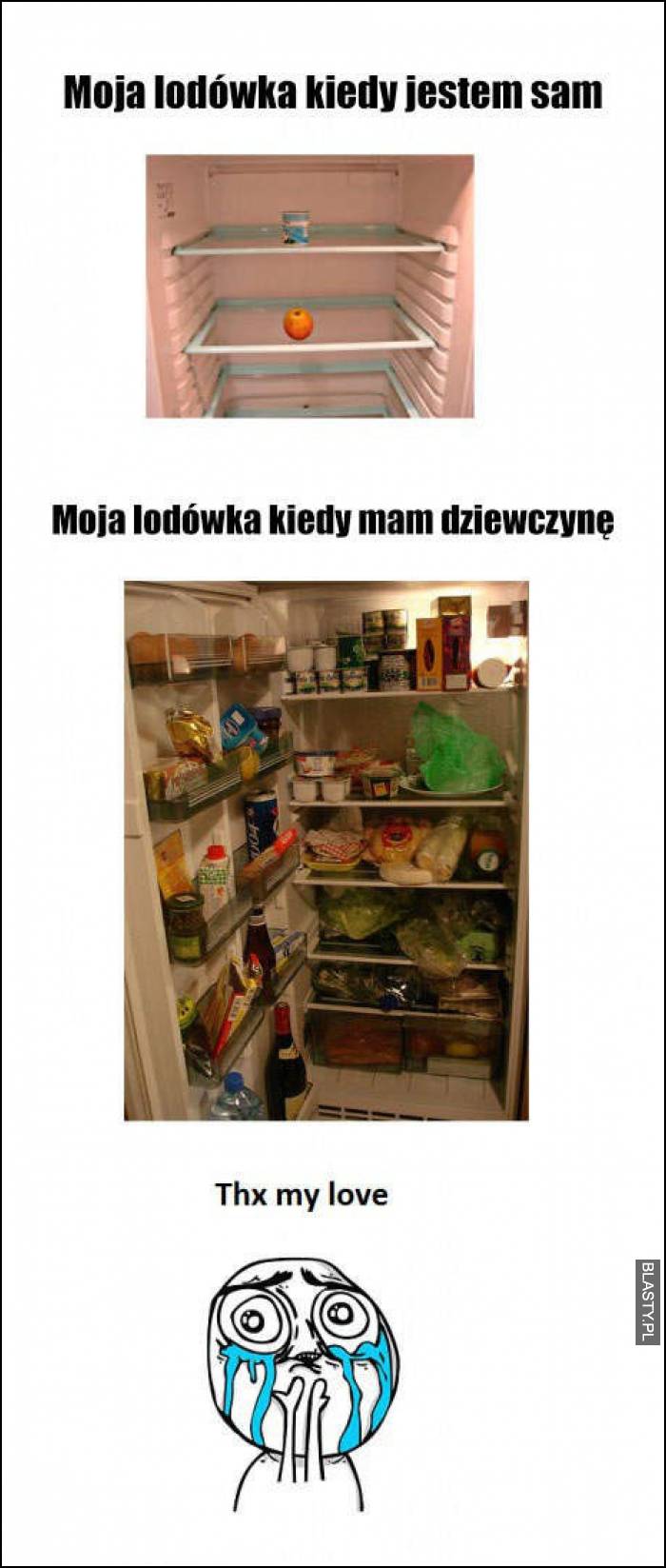 moja lodówka po ślubie