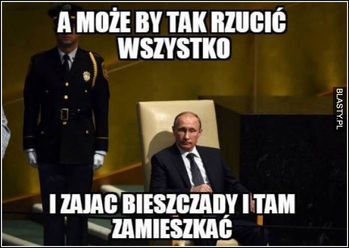 putin w bieszczadach