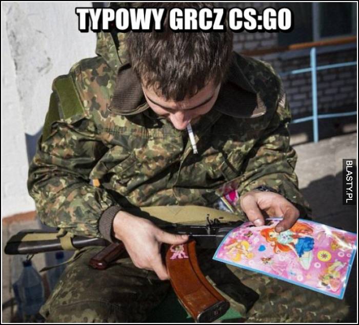 typowy gracz cs go