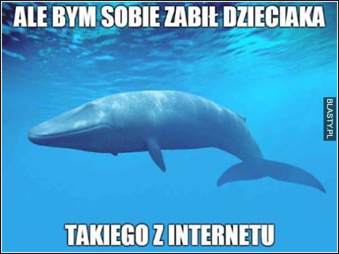 Ale bym sobie zabił dzieciaka takiego z internetu