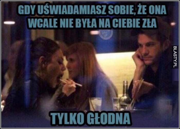 Głodna nie jesteś sobą