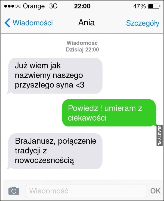 Już wiem jak nazwiemy naszego syna