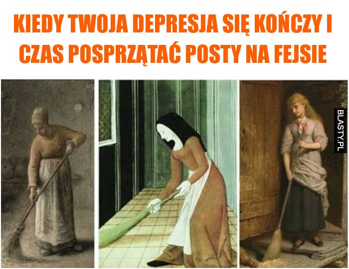 Kiedy Twoja depresja się kończy i czas posprzątać posty na fejsie