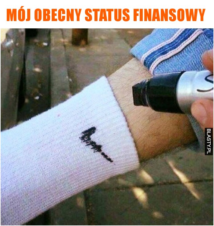 Mój obecny status finansowy