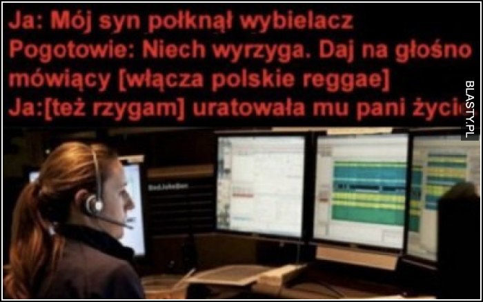 Mój syn połknął wybielacz