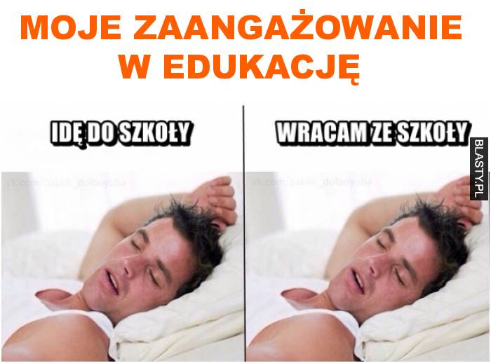 moje zaangażowanie w edukację