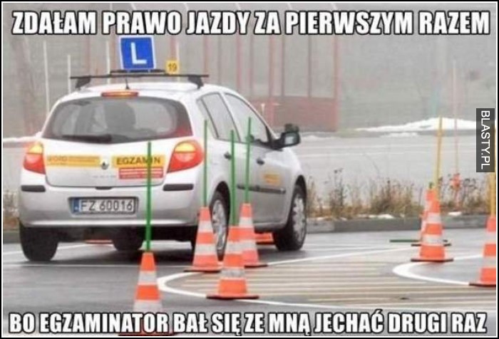 Zdałam prawo jazdy