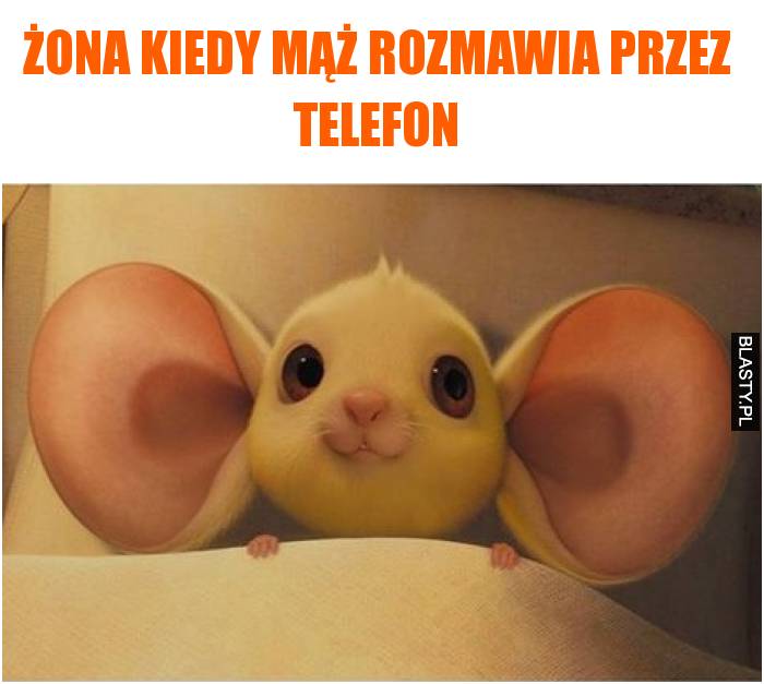 Żona kiedy mąż rozmawia przez telefon