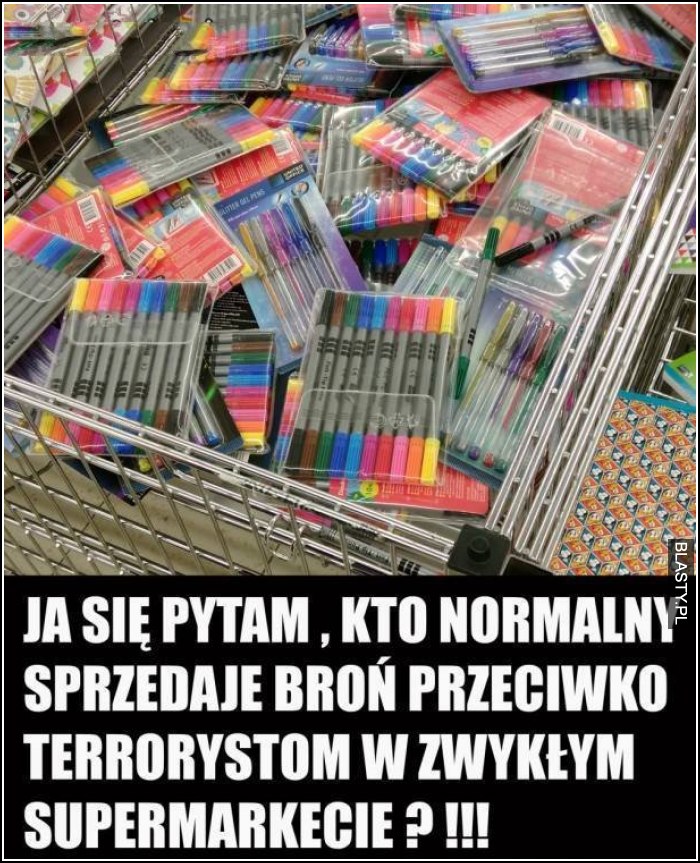 broń przeciwko terrorystą