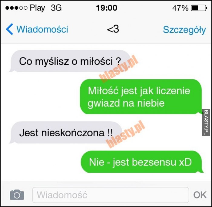 Co myślisz o miłości ?