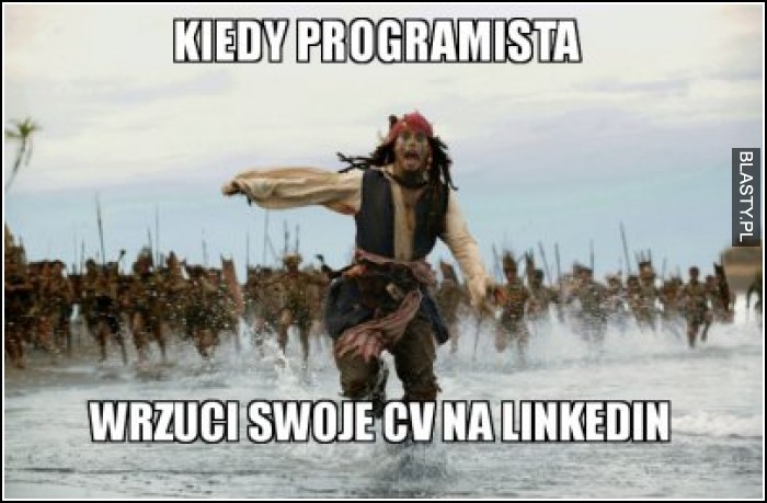 Kiedy programista wrzuci swoje CV na linkedin