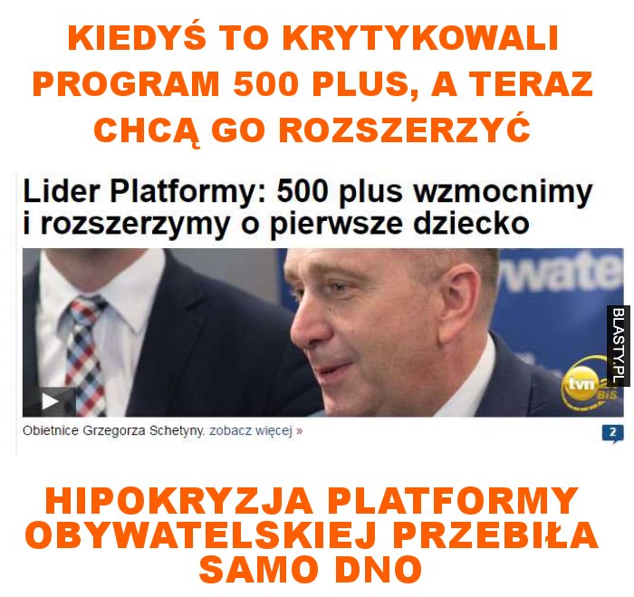 Kiedyś to krytykowali program 500 plus, a teraz chcą go rozszerzyć