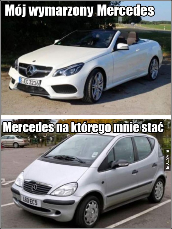 mój wymarzony Mercedes