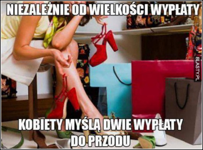 niezależnie od wielkości wypłaty, kobiety myślą dwie wypłat do przodu