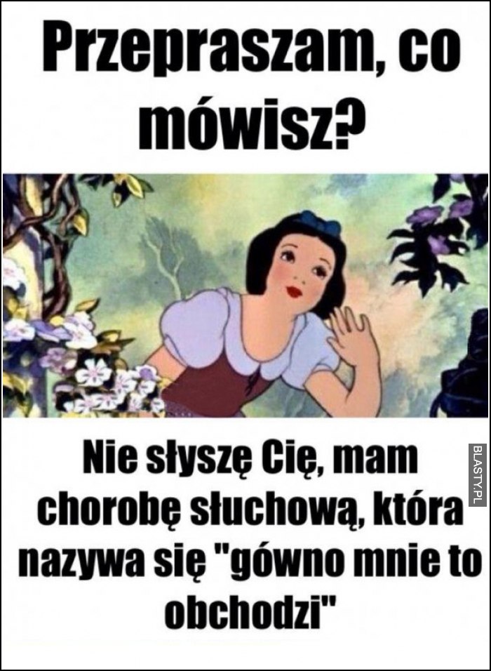 przepraszam co mówisz ?