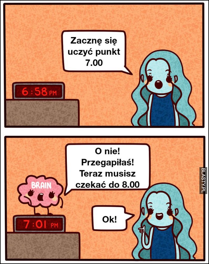 zacznę uczyć się od 7