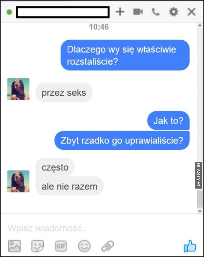 Dlaczego Wy się właściwie rozstaliście