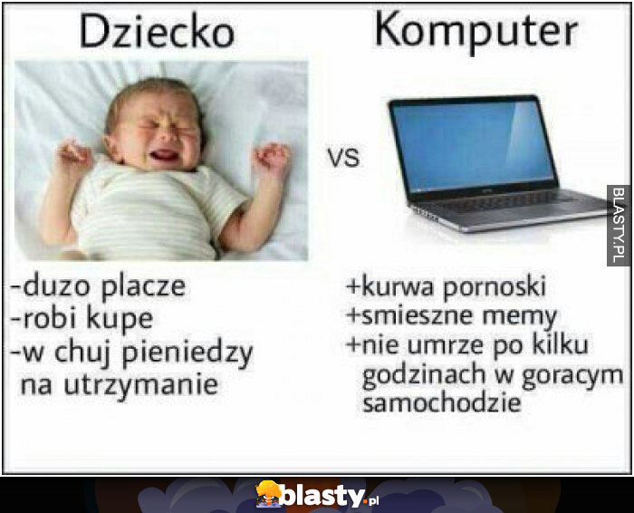 Dziecko vs komputer