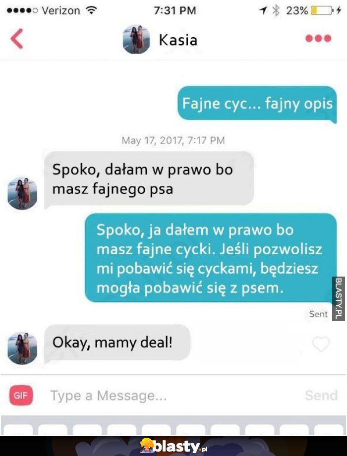 Fajne cyc... fajny opis