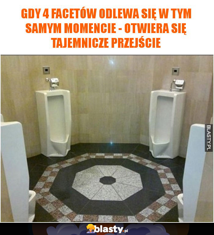 Gdy 4 facetów odlewa się w tym samym momencie - otwiera się tajemnicze przejście