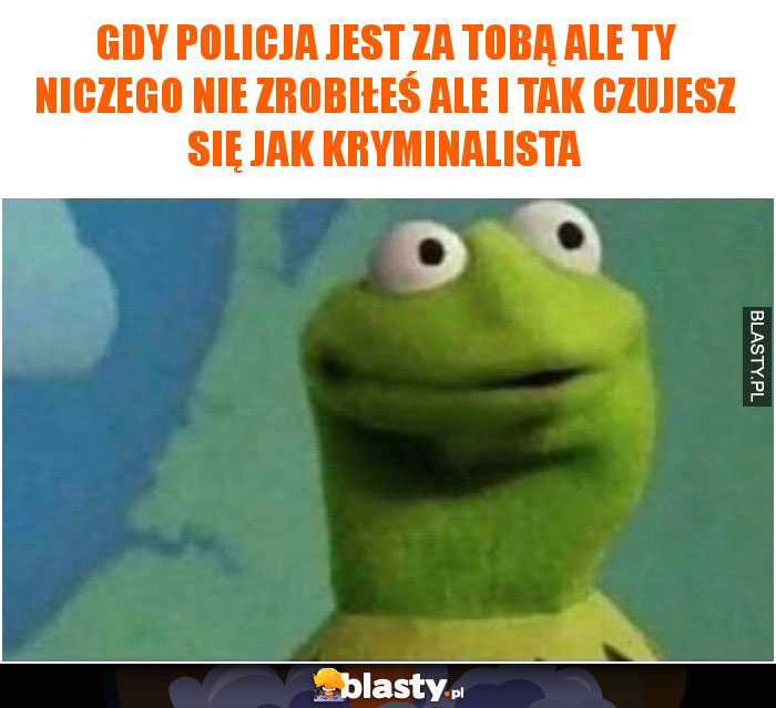 Gdy policja jest za tobą ale Ty niczego nie zrobiłeś