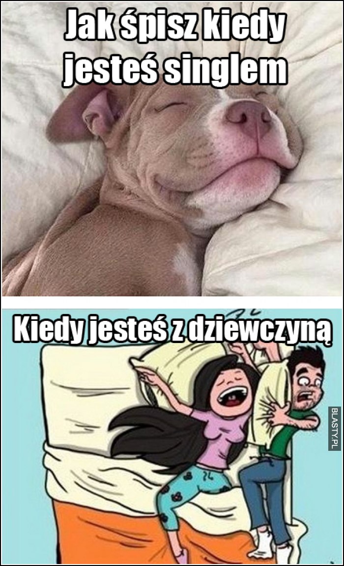 Jak śpisz kiedy jesteś singlem