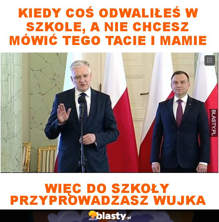 Kiedy coś odwaliłeś w szkole, a nie chcesz mówić tego tacie i mamie