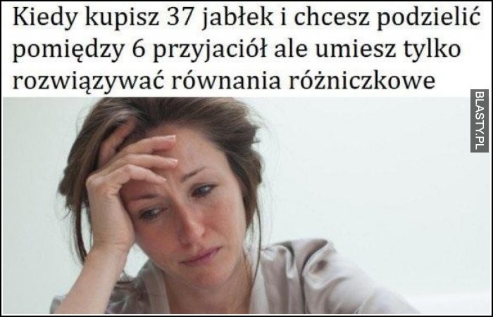 Kiedy kupisz 37 jabłek