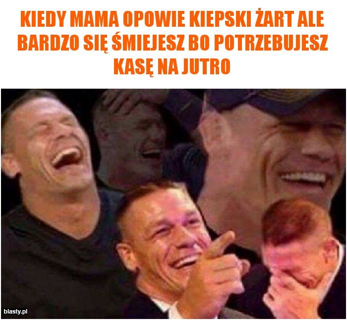 Kiedy mama opowie kiepski żart