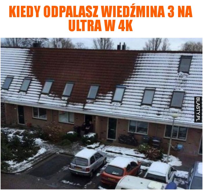 Kiedy odpalasz Wiedźmina 3 na ultra w 4K