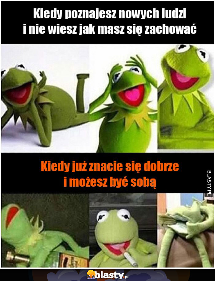 Kiedy poznajesz nowych ludzi i nie wiesz jak masz się zachować