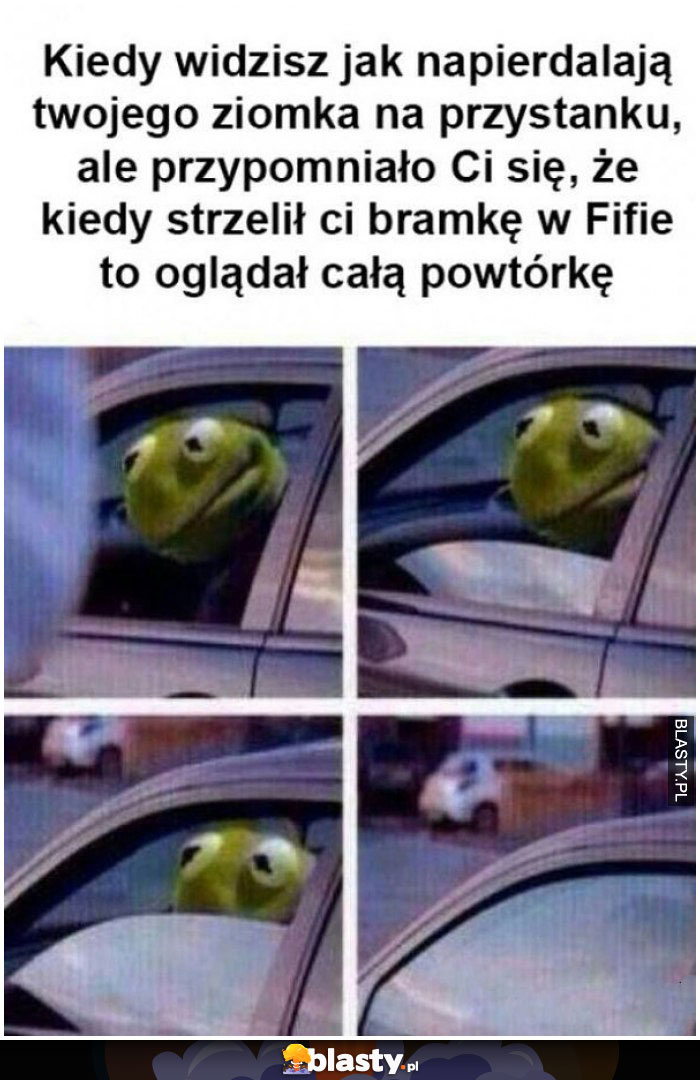 Kiedy widzisz jak napierdalają twojego ziomka