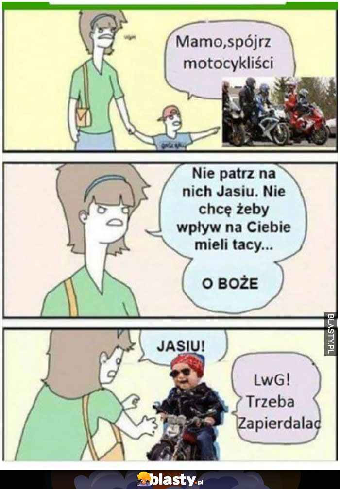 Motocykliści