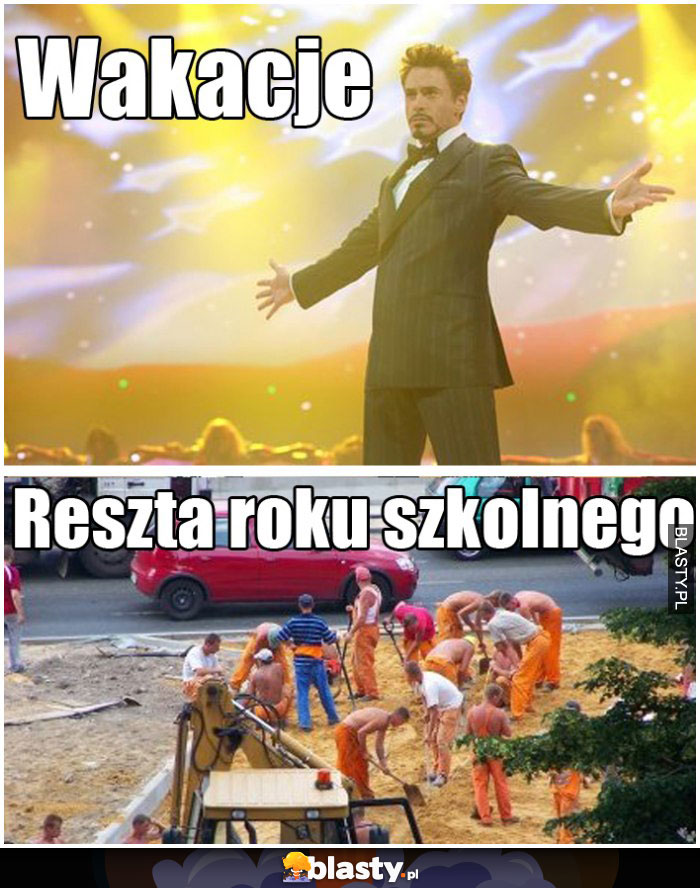 Wakacje VS reszta roku szkolnego