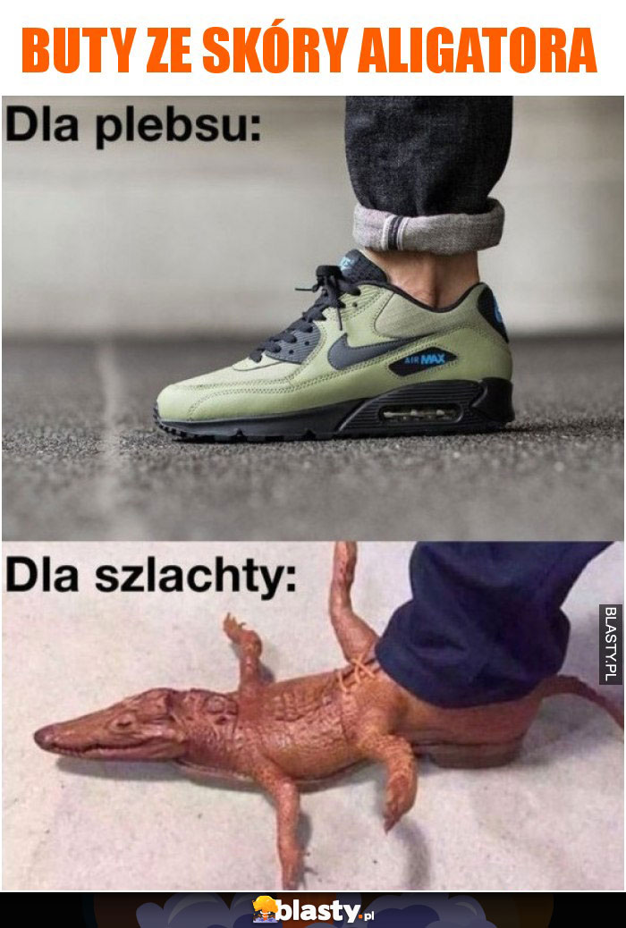 Buty ze skóry aligatora