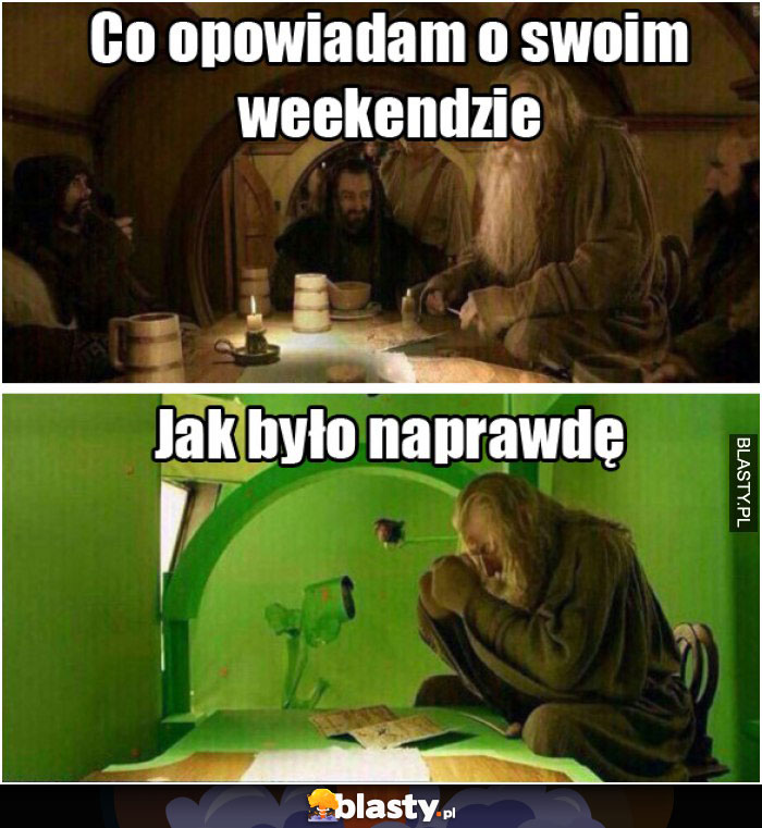 Co opowiadam o swoim weekendzie