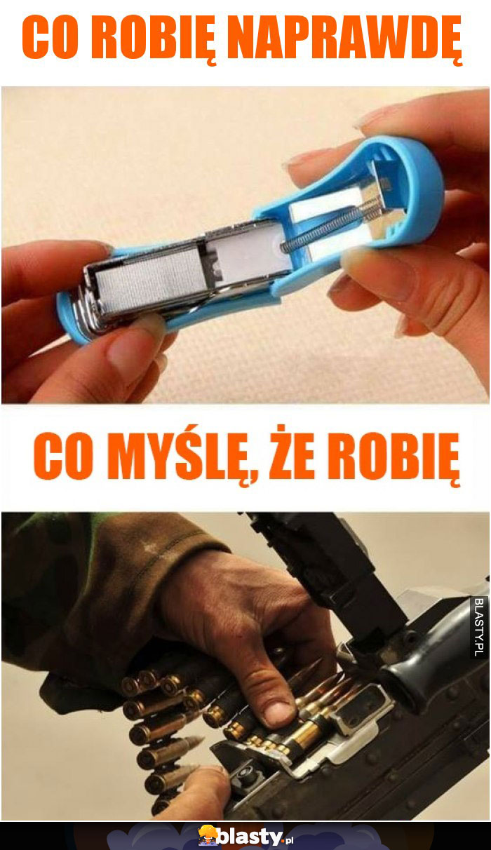 Co robię naprawdę vs co myślę, że robię