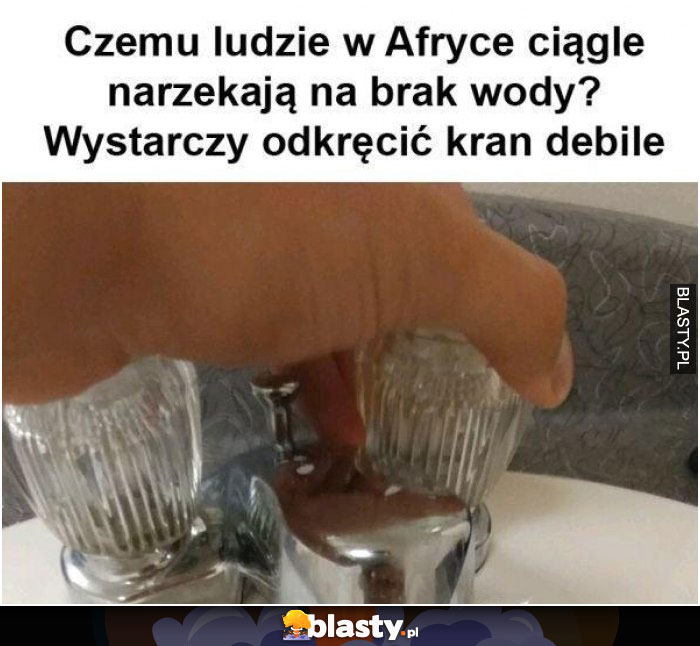 Czego ludzie w afryce narzekają na brak wody