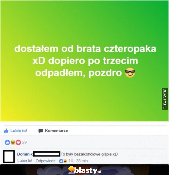 Dostałem od brata czteropak