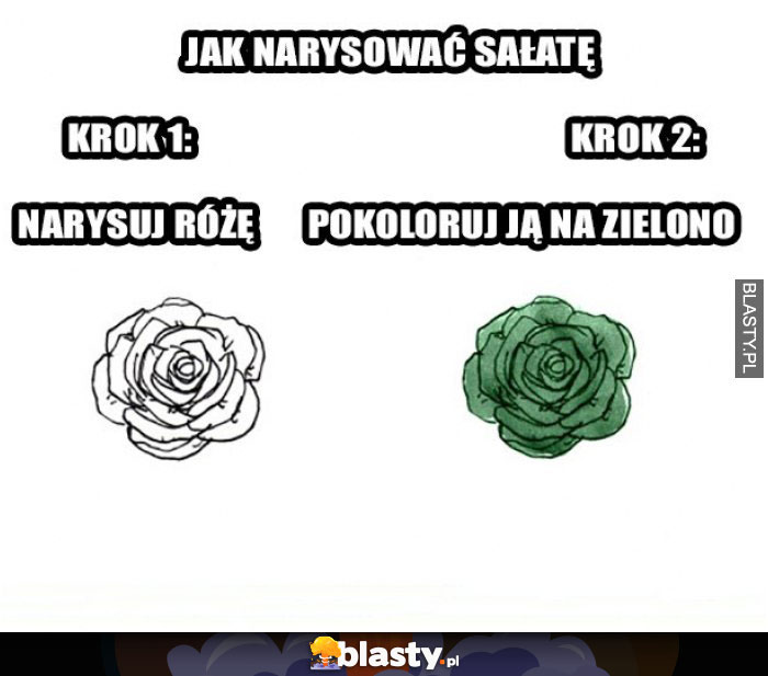 Jak narysować sałatę