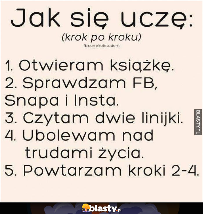 Jak się uczę krok po kroku