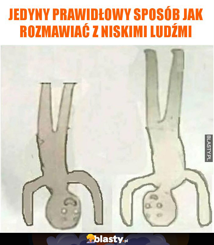 Jedyny prawidłowy sposób jak rozmawiać z niskimi ludźmi