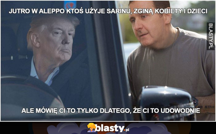 Jutro w aleppo użyje sarinu