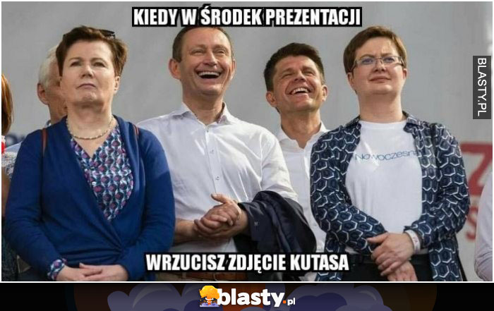 Kiedy w środku prezentacji wrzucasz zdjęcie kutasa