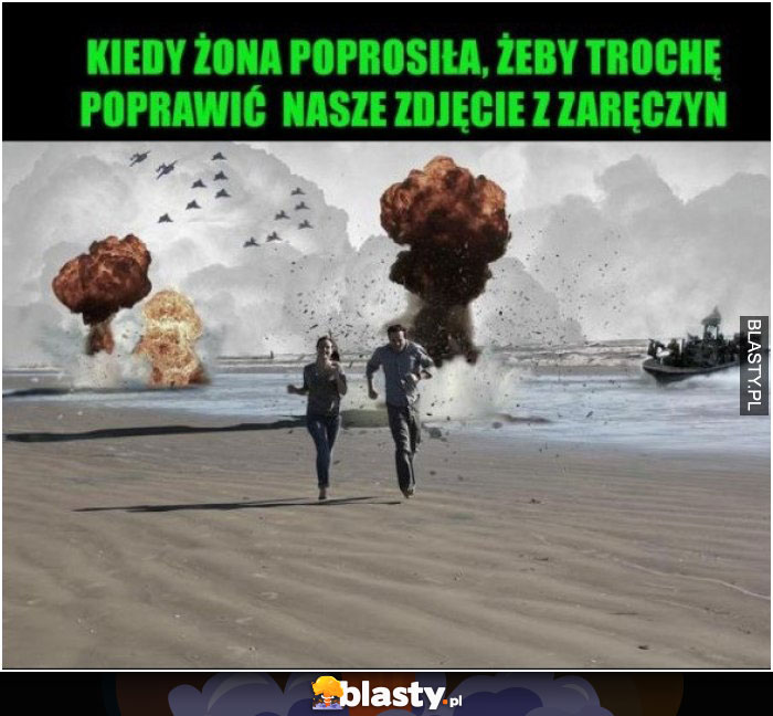 Kiedy żona poprosiła żeby trochę poprawić nasze zdjęcie z zaręczyn