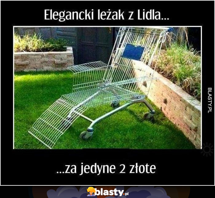 Leżak z lidla