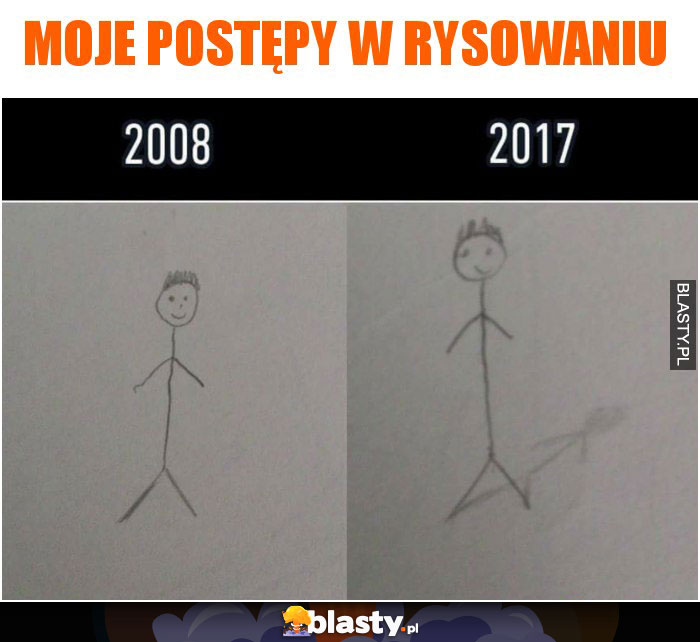 Moje postępy w rysowaniu