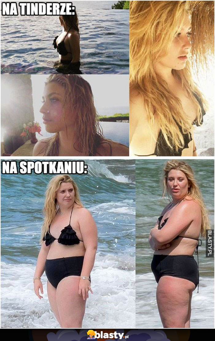 Na tinderze VS na spotkaniu