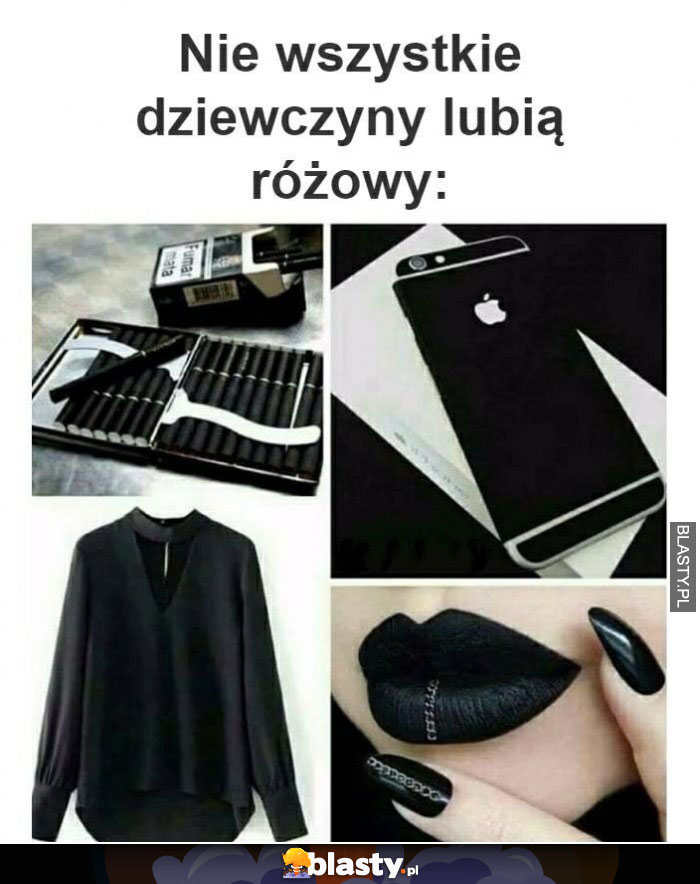 Nie wszystkie dziewczyny lubią różowy